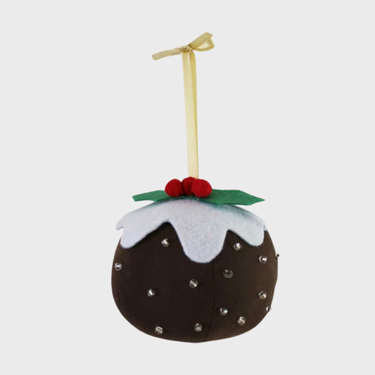 Christmas Pudding Hanging Decoration Lavender Filled