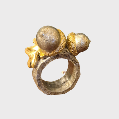 Acorn napkin rings