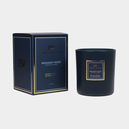 Bergamot Wood Scented Candle