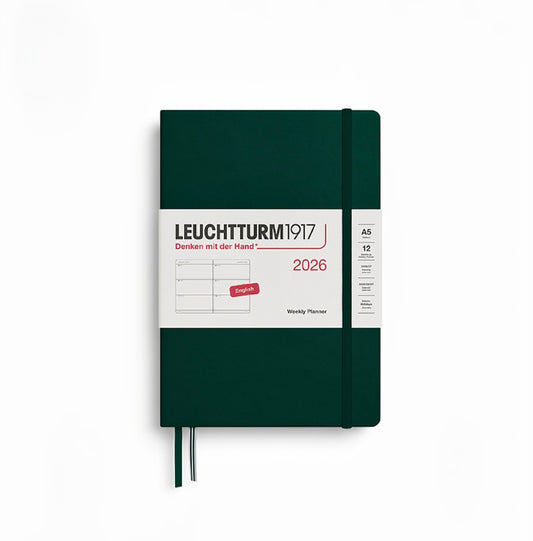 12-month Weekly A5 Planner: 2026