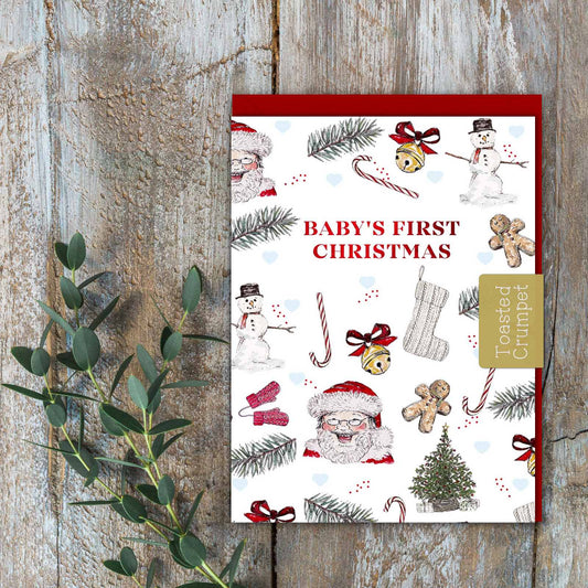 Baby's First Christmas (All Things Jolly Pure) Card