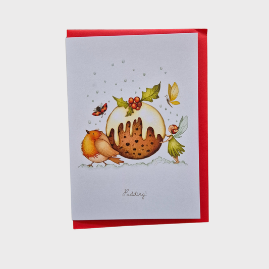Pudding! Christmas Greeting Card