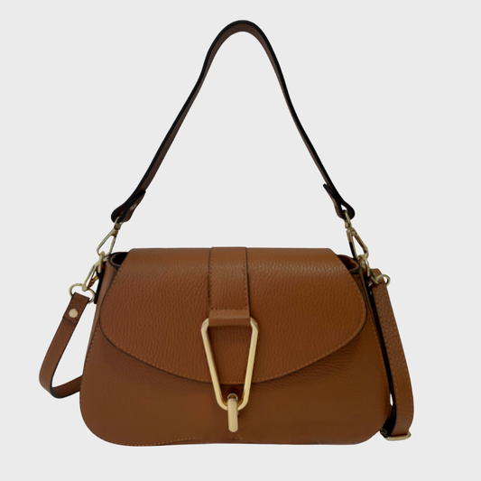 Michelle Tan Leather Bag