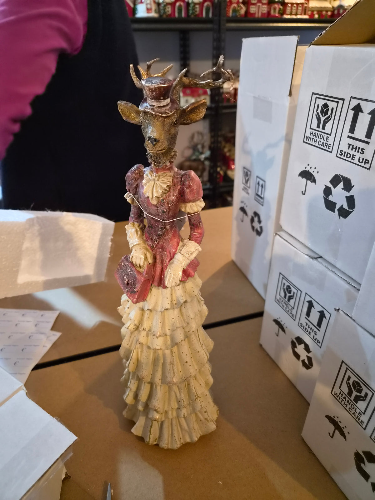 Mrs Reindeer Ornament