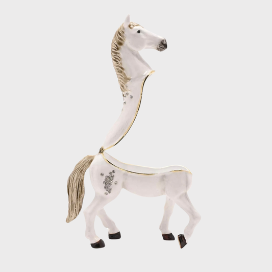 White Horse Trinket Box
