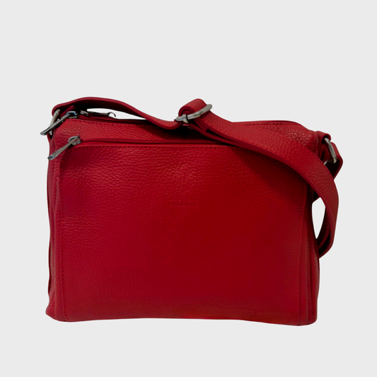 Aisling Red Leather Bag