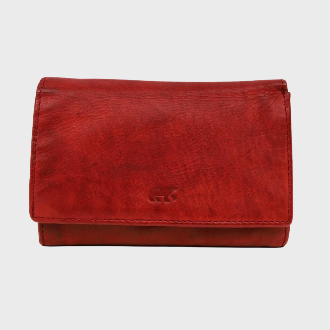 Bear Leather Purse