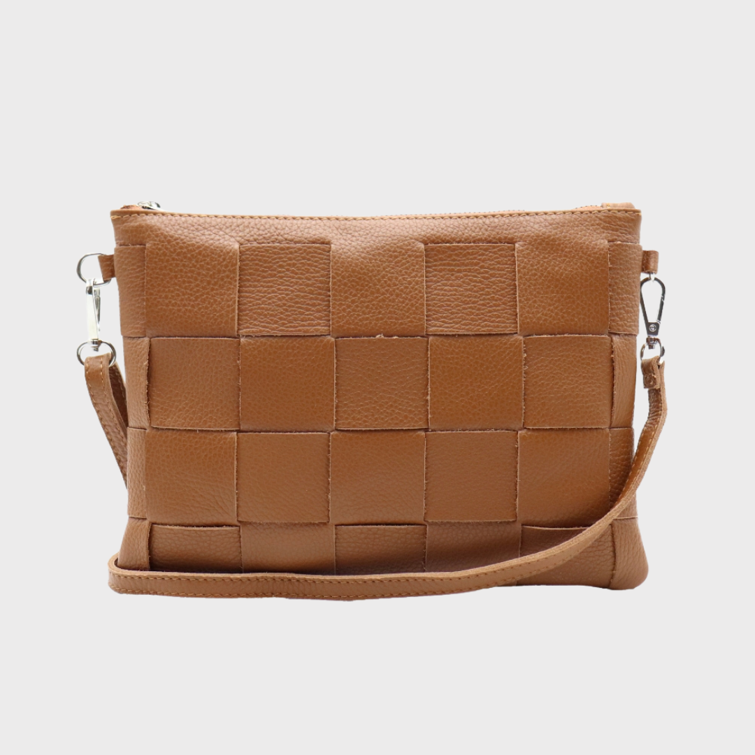 The Beth Woven Leather Bag