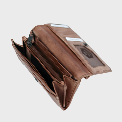 Bear Leather Purse