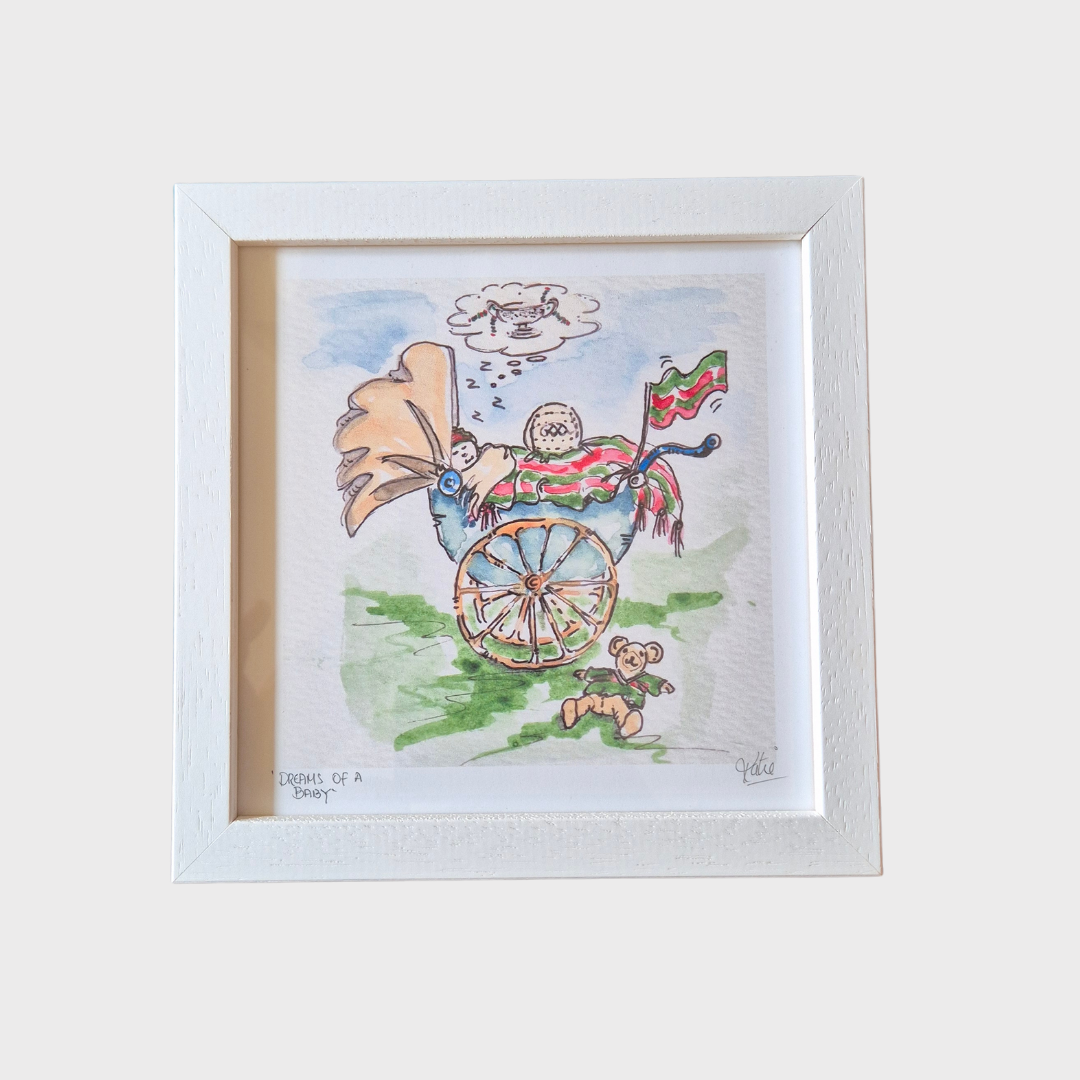 Mayo 'Dreams of a Baby' Small Framed Print