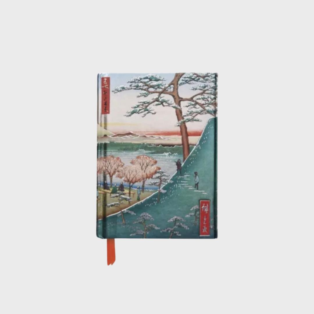 Hiroshige "Original Fuji, Meguro" Foiled Pocket Notebook