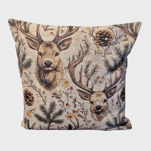 Woodland Stag Cushion Cover