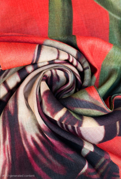 Tulip Wool Mix Scarf