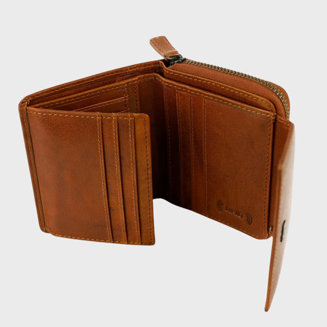Bear Britt Zip Wallet