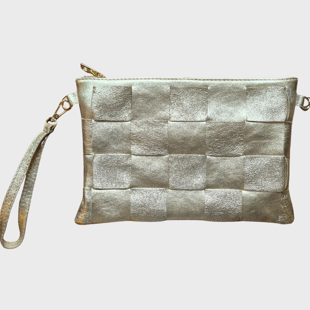The Beth Woven Leather Bag