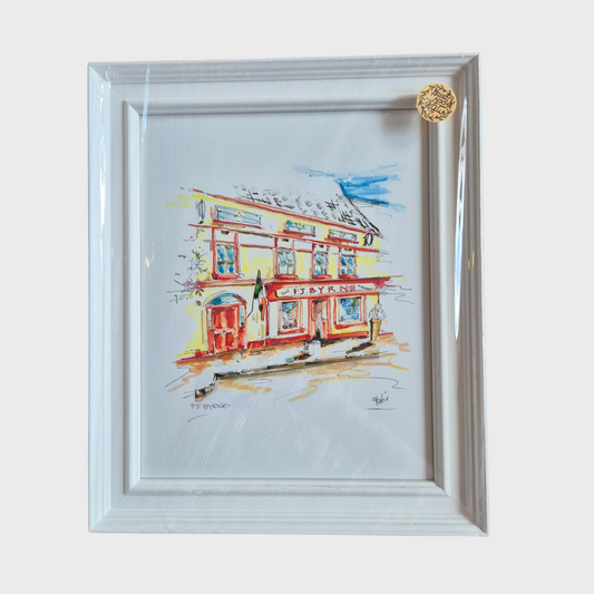 PJ Bryne Large Framed Print