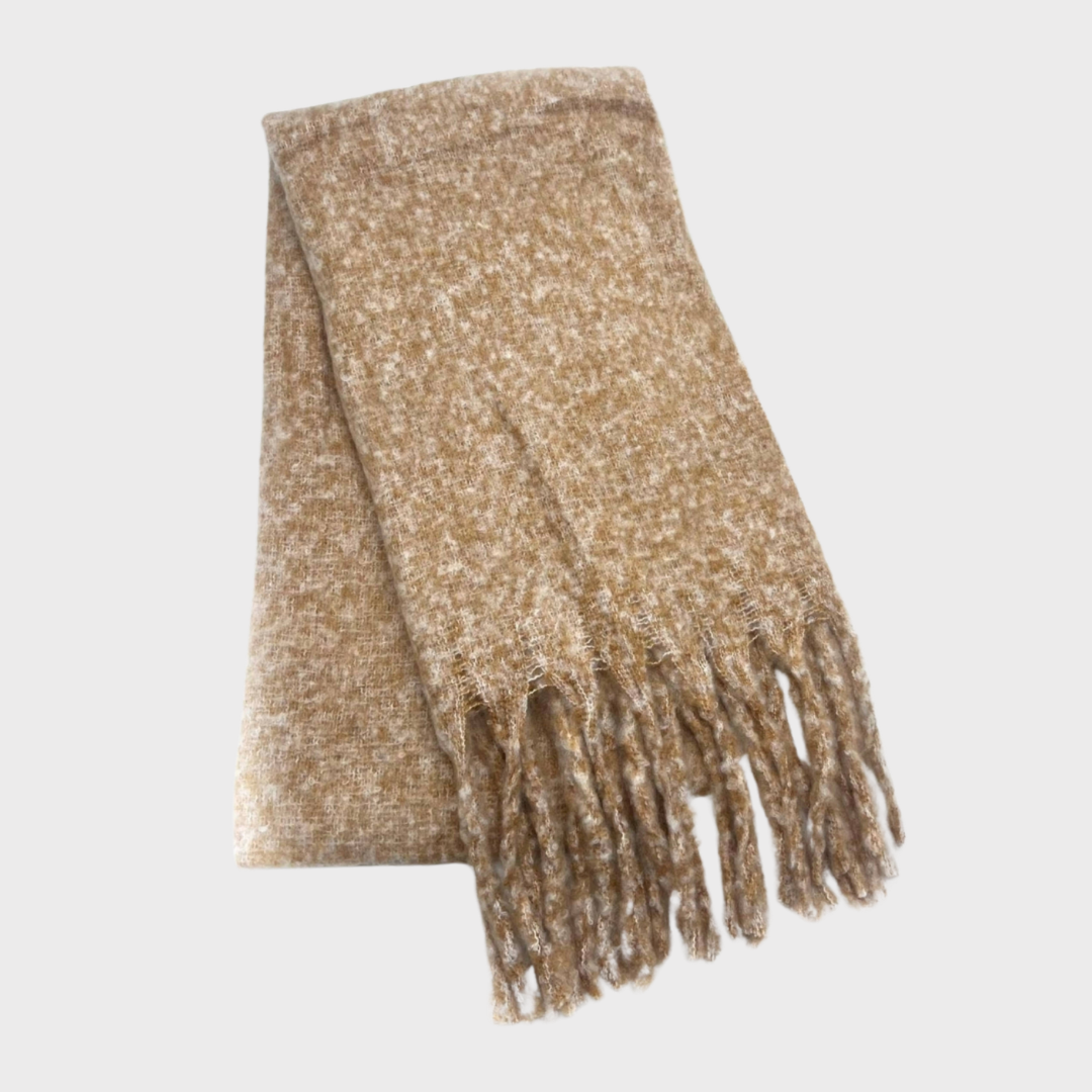 Large Fringe Speckled Scarf