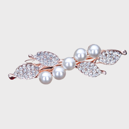 Rhinestone & Pearl Hairclip