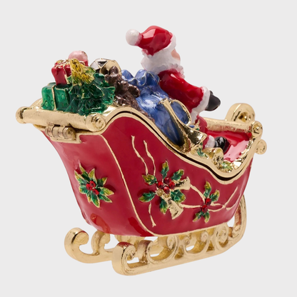 Santa's Sleigh Trinket Box