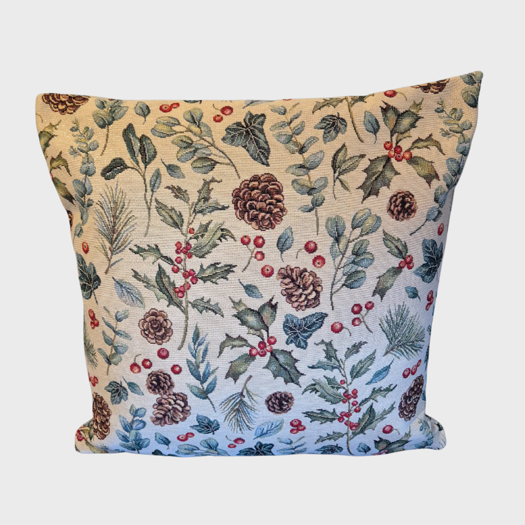 Festive Foliage Cushion Cover