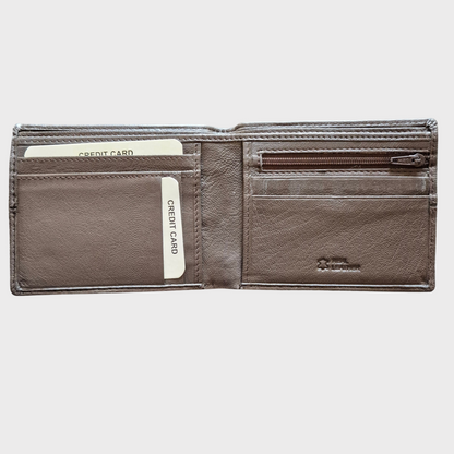 Elbe leather Wallet Brown