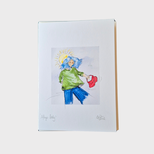 Mayo Lady Greeting Card