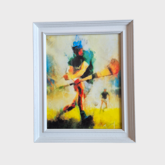 Irish Hurler Framed Print