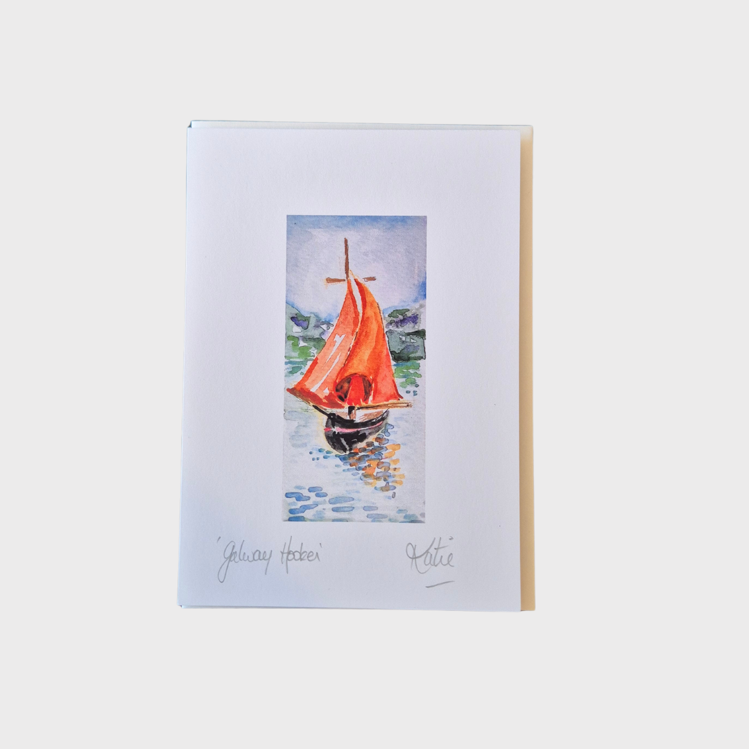 Galway Hooker Greeting Card