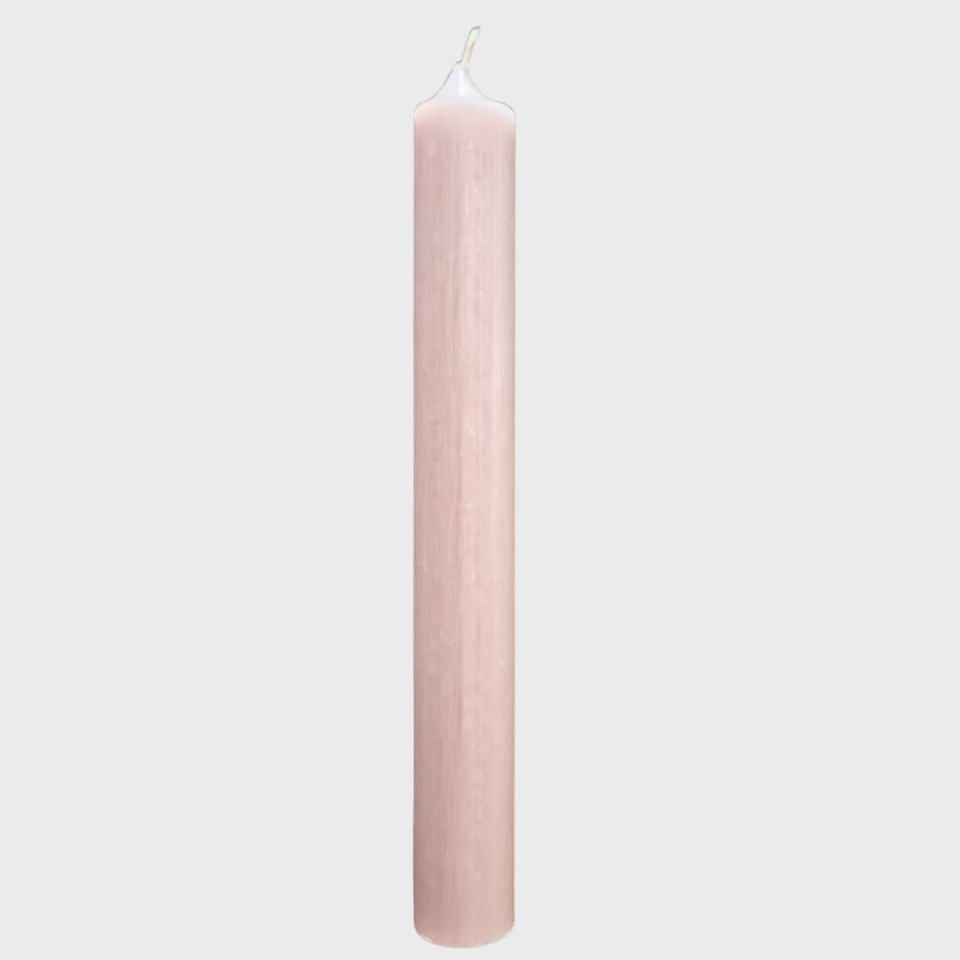 Taupe Taper Candle