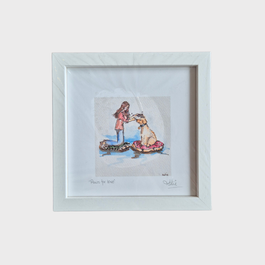 Paws for Thought Small Framed Print