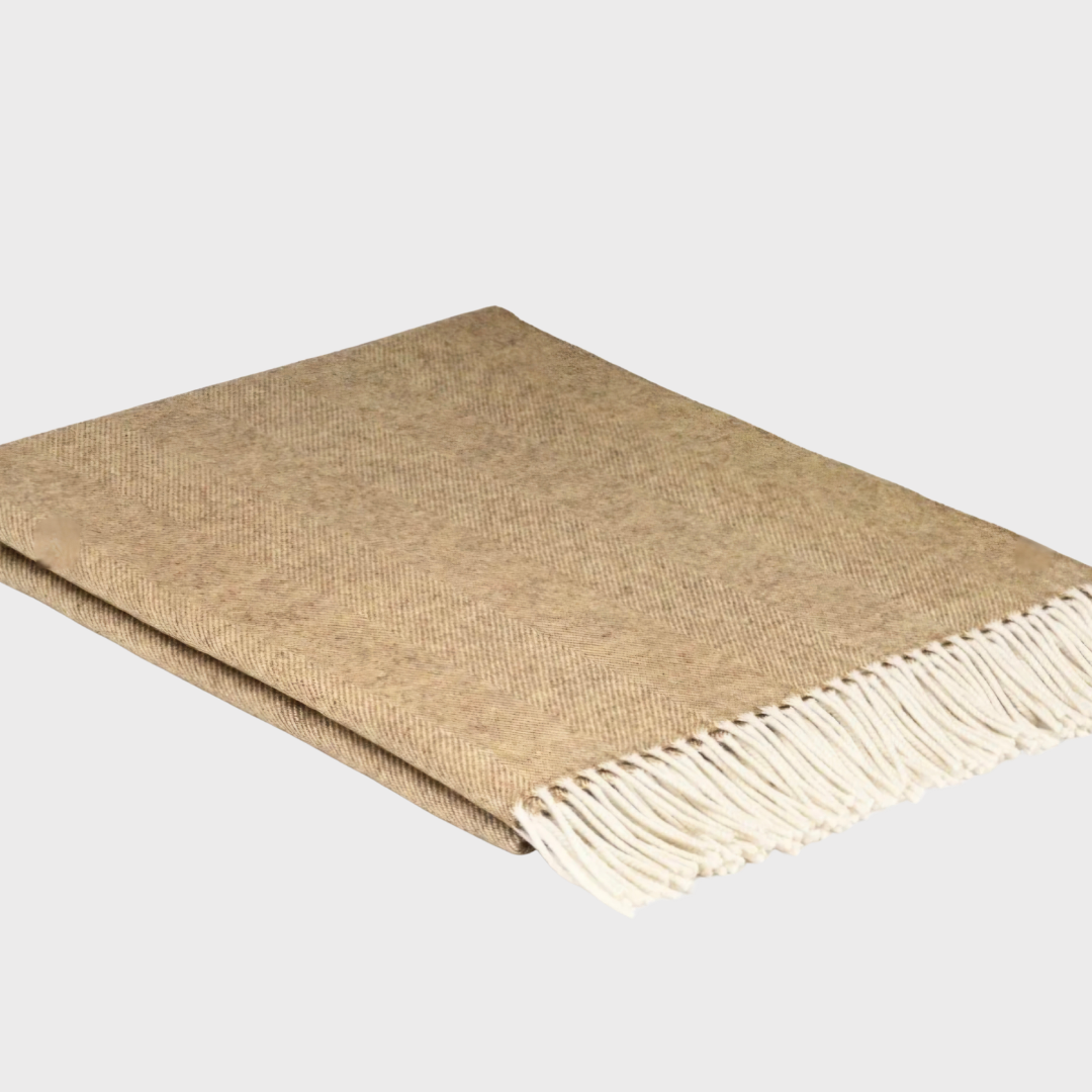 McNutt Supersoft Herringbone Throw Mead