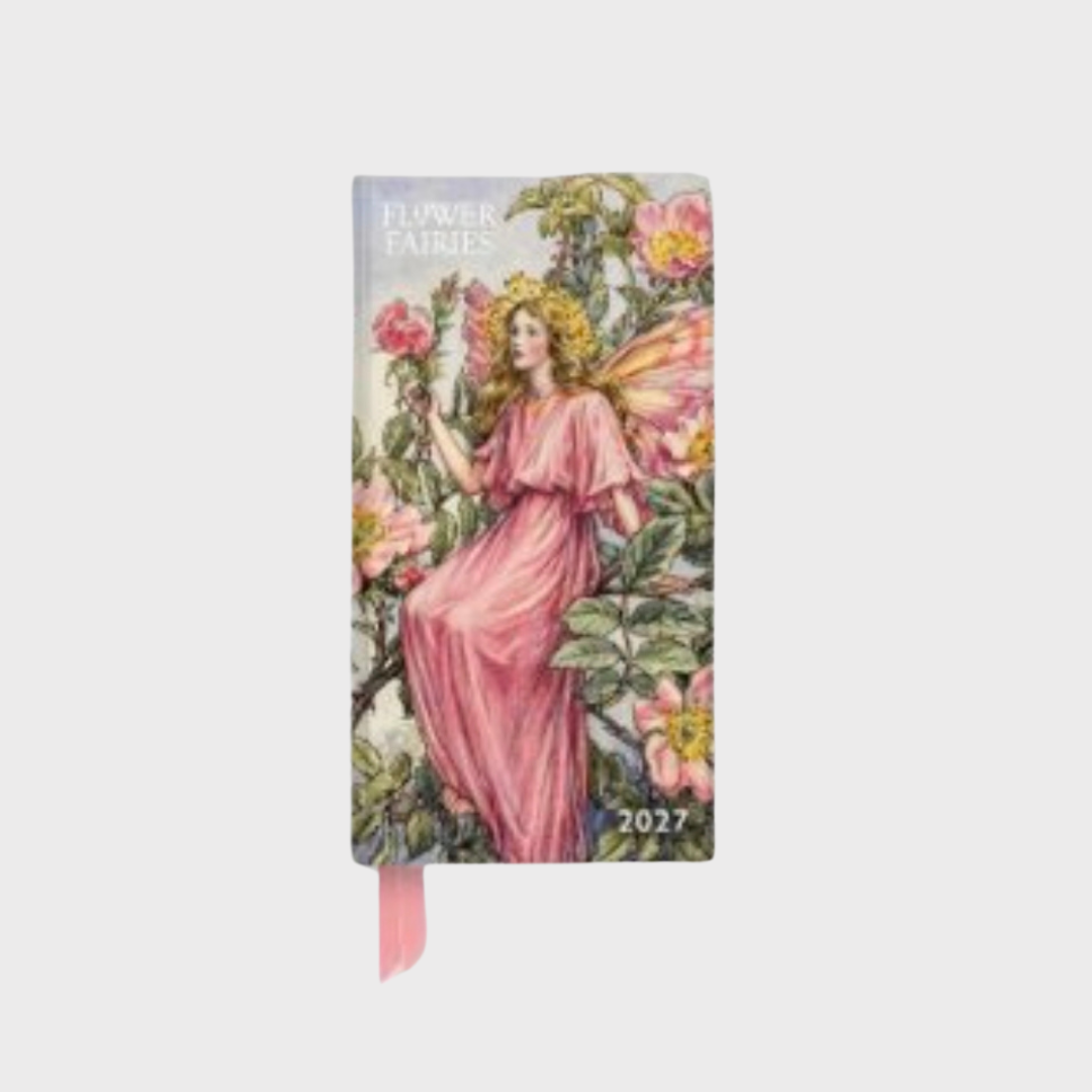 The Wild Rose Flower Fairy Slim Pocket Diary 2027