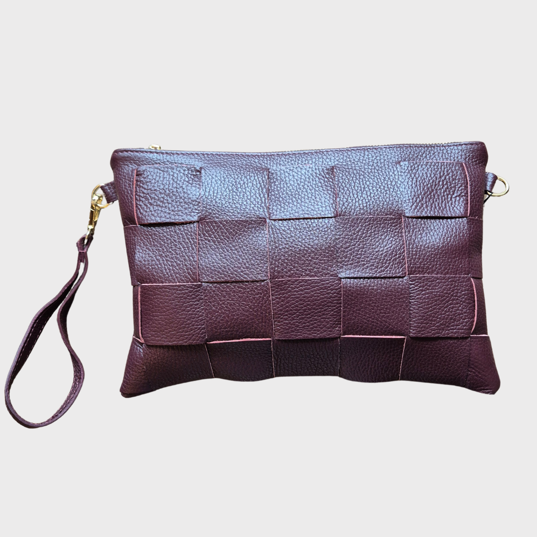 The Beth Woven Leather Bag