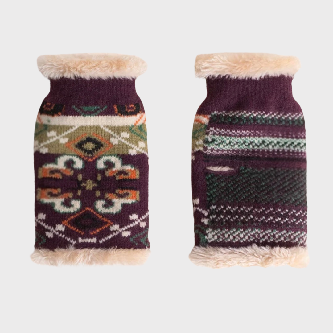 Scandi Wrist Warmers Damsen