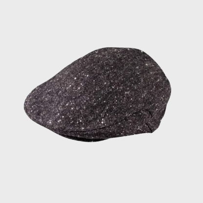 Irish Tweed Charcoal Cap