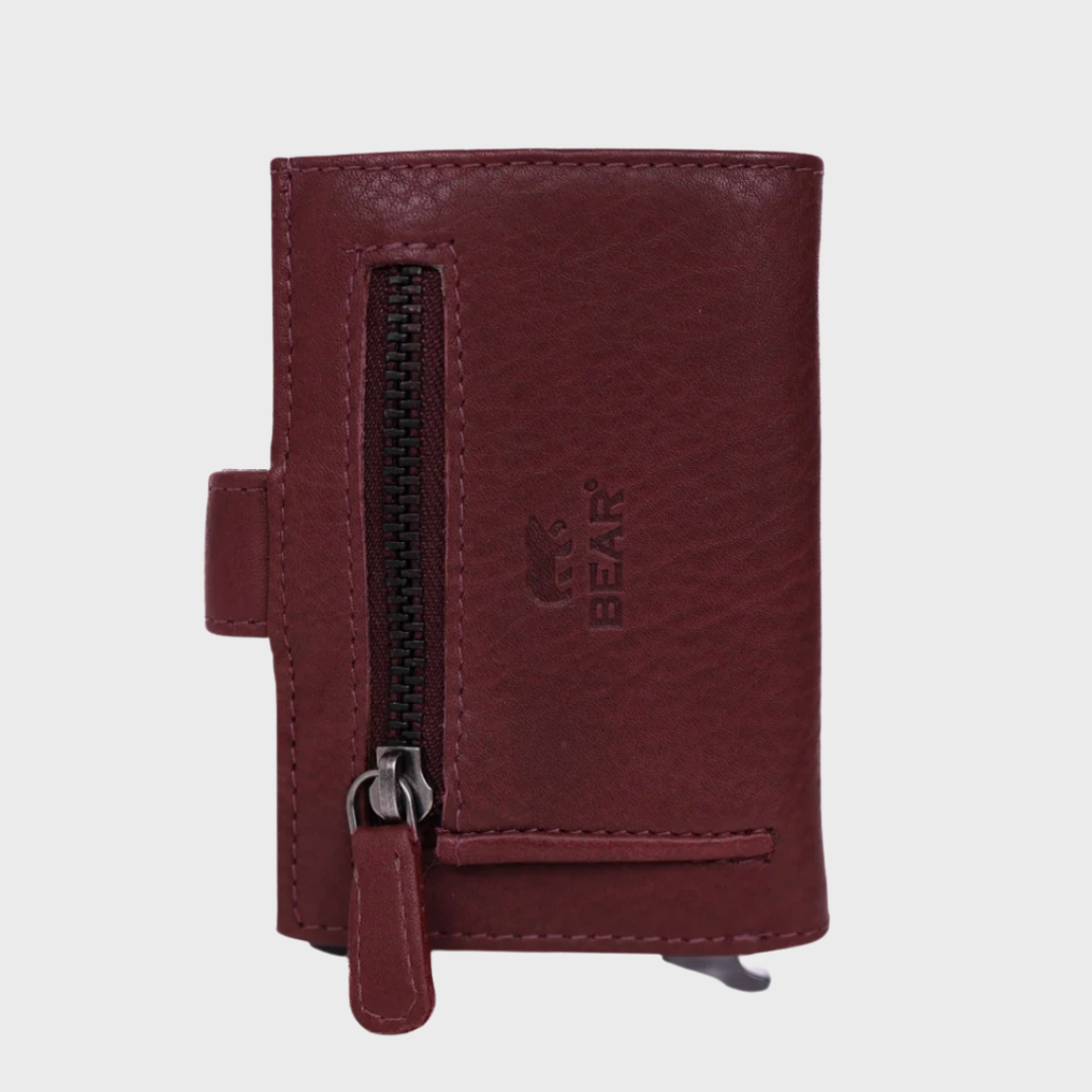 Elsie Flip Up Leather Card Holder