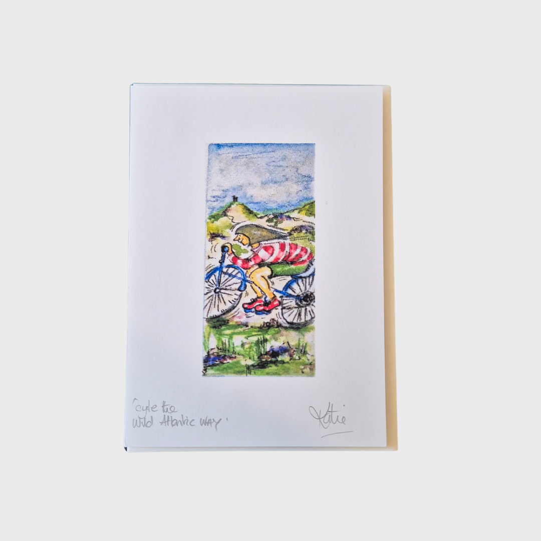 Cycle The Wild Atlantic Way Greeting Card