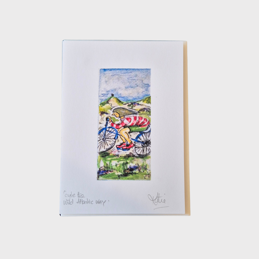 Cycle The Wild Atlantic Way Greeting Card