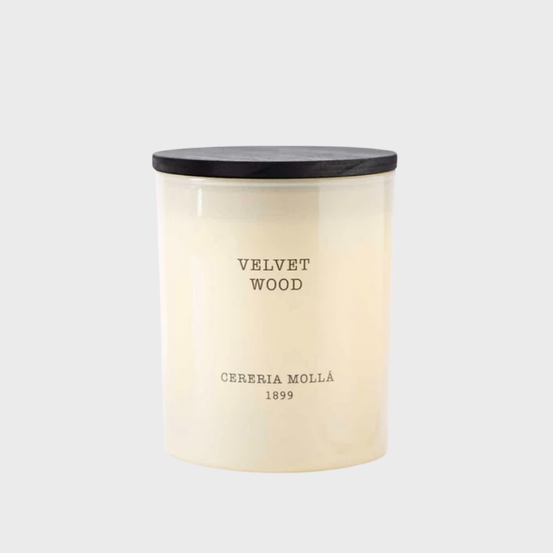 Velvet Wood Candle