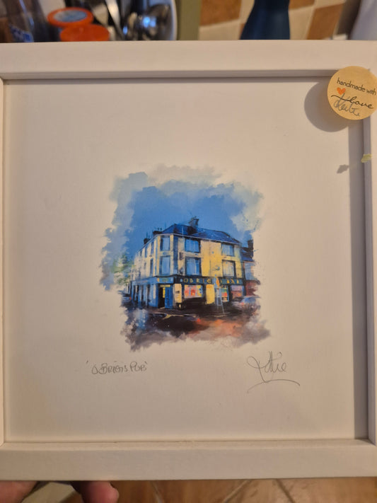 O'Briens Pub Medium Framed Print