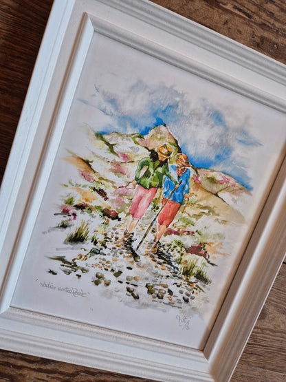 Ladies on the Reek Large Framed Print