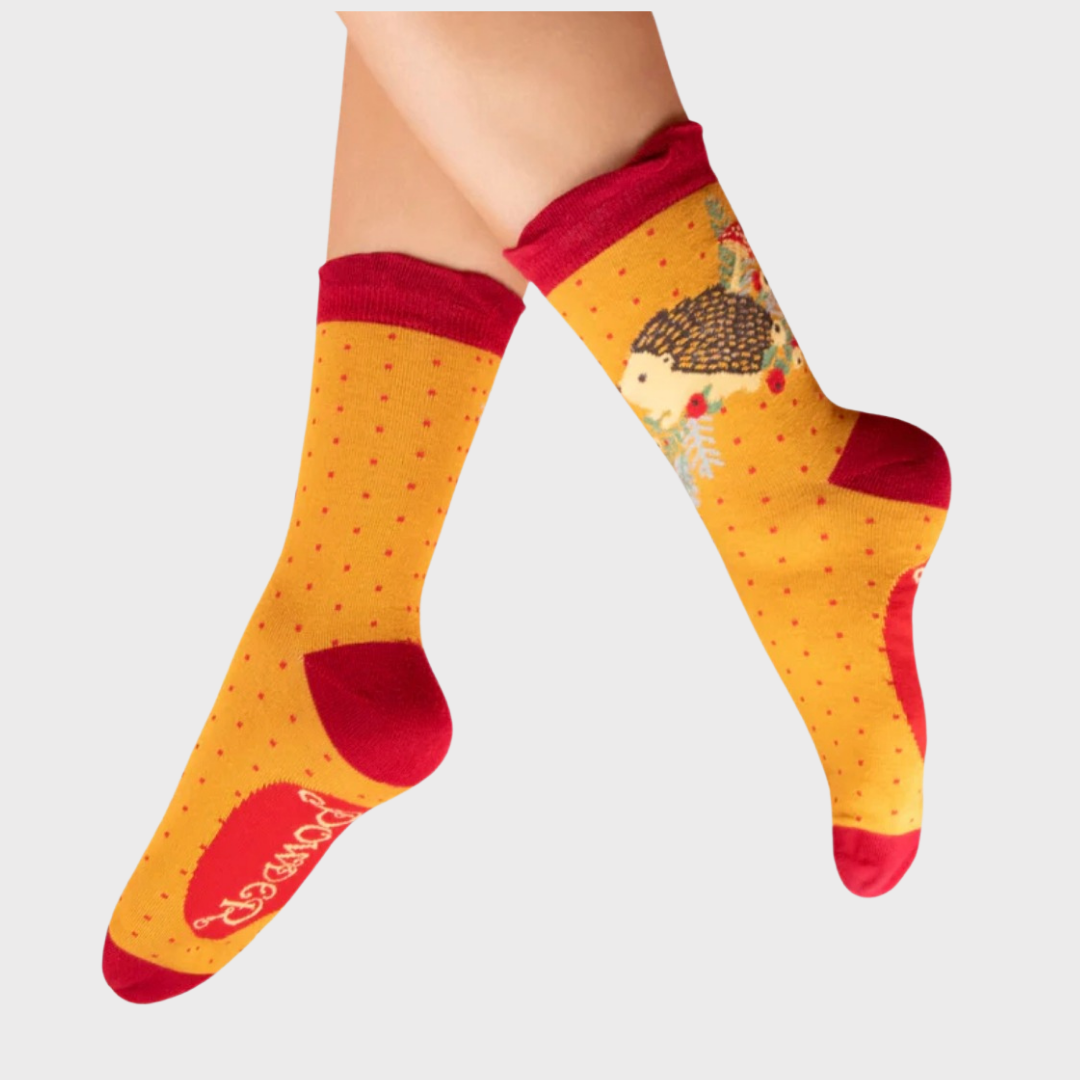 Powder Glitter Ankle Socks