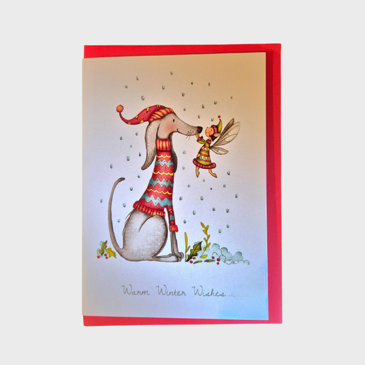 Warm Winter Wishes Greeting Card
