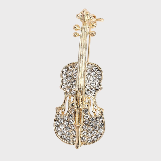 Violin Brooch