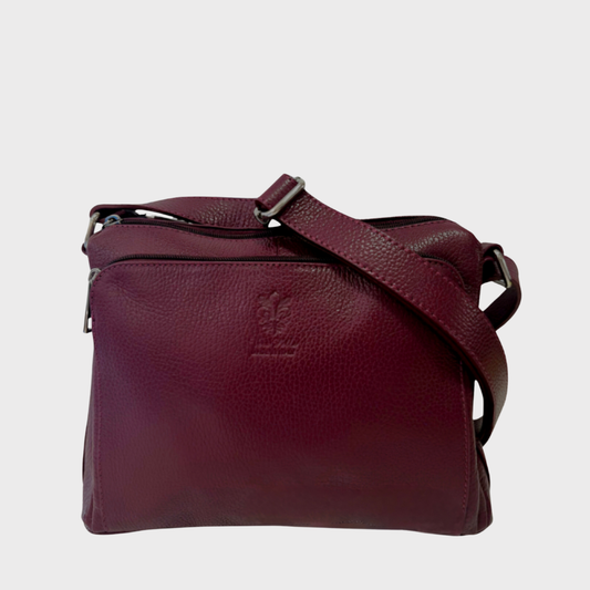 Aisling Bordeaux Leather Bag