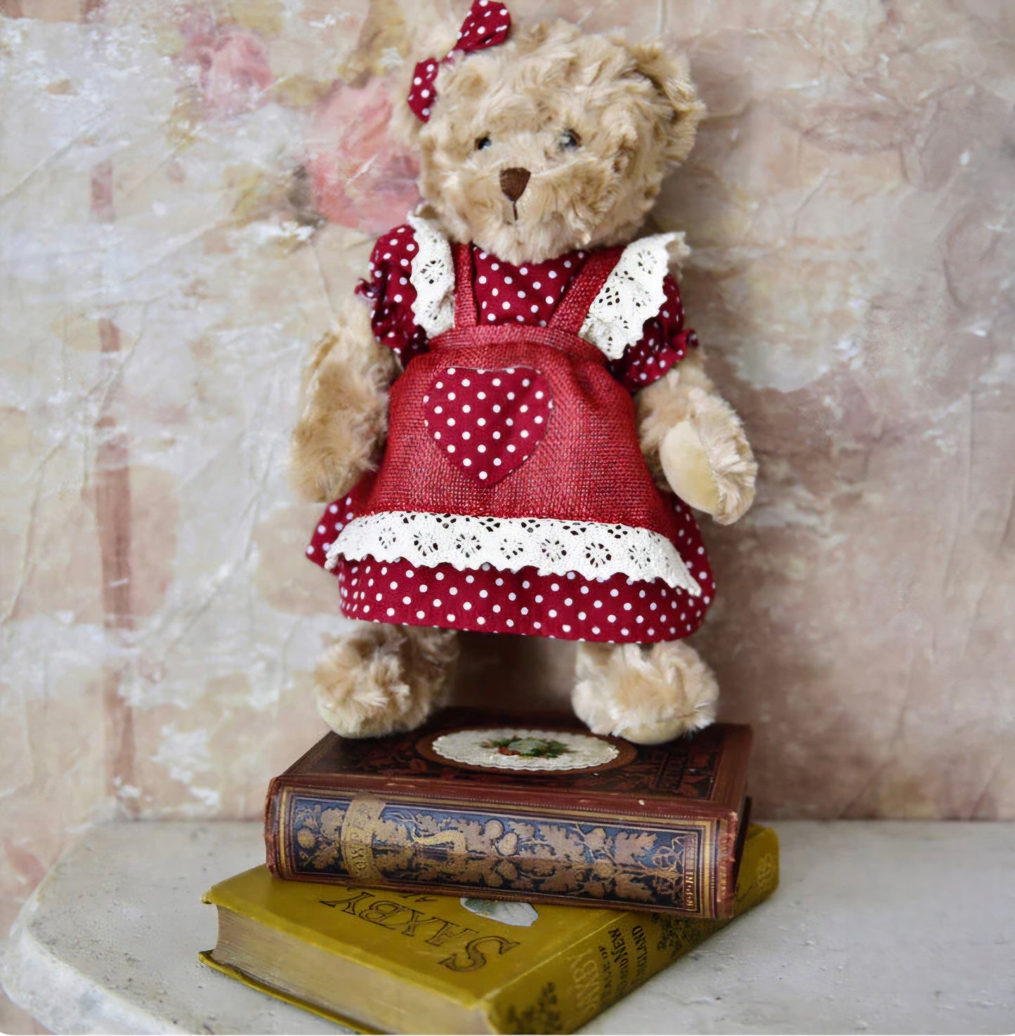 Red Polka Dot Teddy Bear