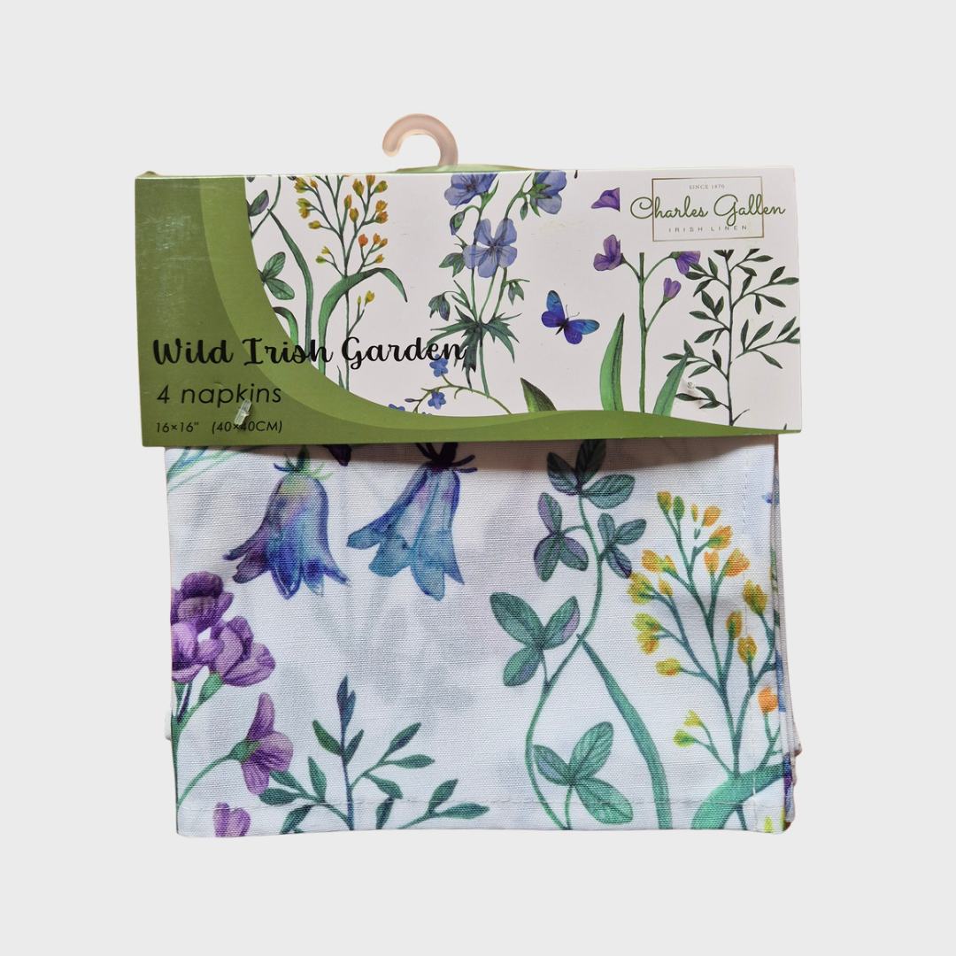 Wild Irish Garden 4 Napkins