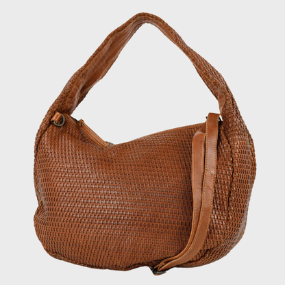 Bear Alice Woven Pouch Bag