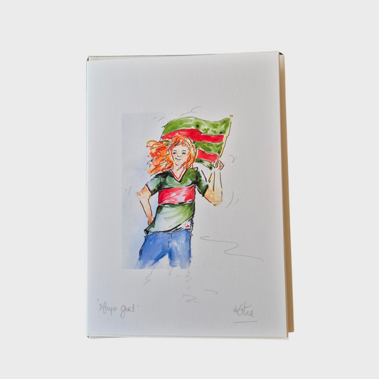 Mayo Girl Greeting Card