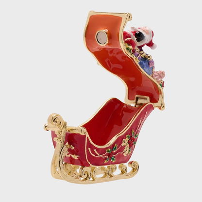 Santa's Sleigh Trinket Box
